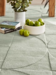 Origins Cream Penny Carved Rug - Image 2 of 3