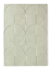 Origins Cream Penny Carved Rug - Image 3 of 3