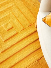 Origins Yellow Origins Maze Rug - Image 3 of 5
