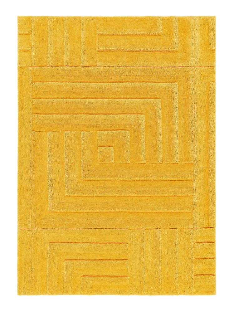 Origins Yellow Origins Maze Rug - Image 5 of 5
