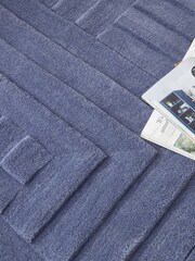 Origins Blue Maze Rug - Image 3 of 5