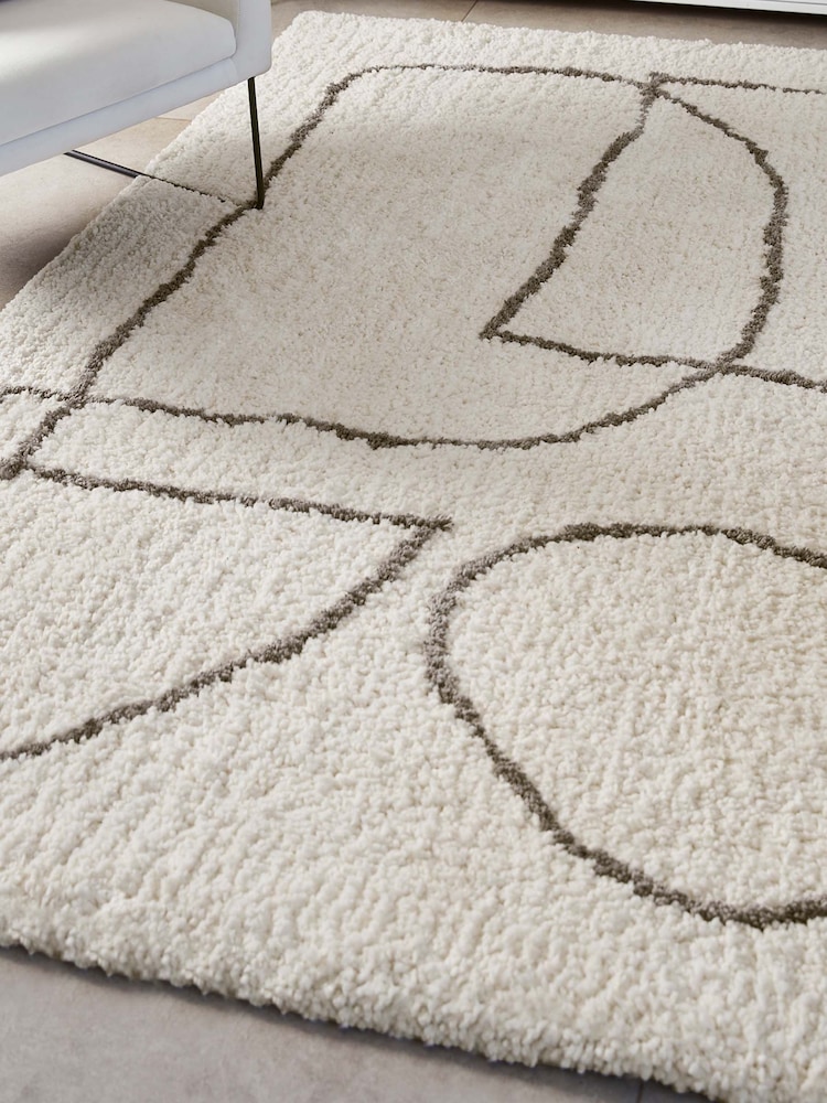 Origins Cream Artisan Picasso Rug - Image 2 of 4