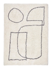 Origins Cream Artisan Picasso Rug - Image 4 of 4