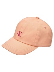 Calvin Klein Jeans Girls Pink Monogram Baseball Cap - Image 1 of 1