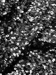 Black/Pewter Silver Premium Sequin Sparkle Blazer Mini Dress - Image 7 of 7
