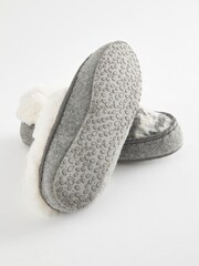 Grey Check Shoot Slippers - Image 5 of 7