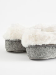 Grey Check Shoot Slippers - Image 6 of 7