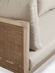 Natural Abel Rattan Garden Modular Sofa and Table Lounge Set - Image 6 of 9