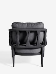 Black Sorrento Garden 3 Piece Chairs and Table Bistro Set - Image 3 of 6
