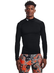 Under Armour Black Cold Gear Base Layer T-Shirt - Image 1 of 7