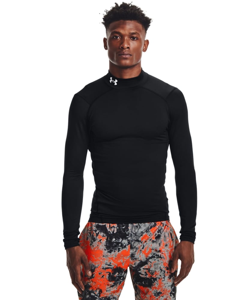 Under Armour Black Cold Gear Base Layer T-Shirt - Image 1 of 7