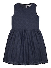 Tommy Hilfiger Blue Monogram Embroidered Dress - Image 1 of 1