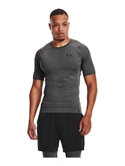 Under Armour Grey HeatGear Base Layer T-Shirt - Image 1 of 6