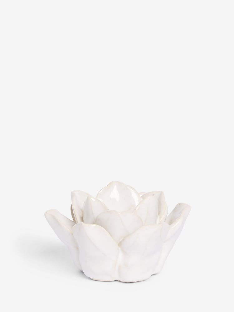 Shabby Chic White Shabby Chic Tealight Candle Holder - Image 3 of 3