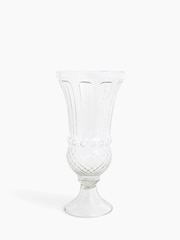 Shabby Chic Clear Vase - Image 1 of 4