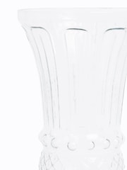 Shabby Chic Clear Vase - Image 2 of 4