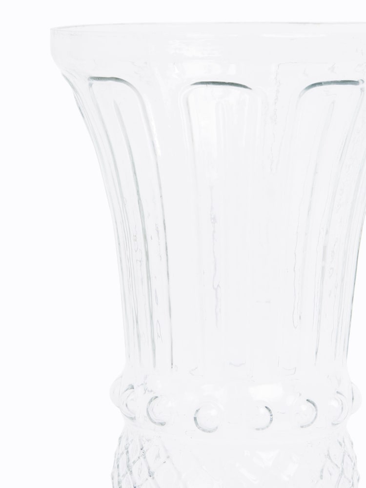 Shabby Chic Clear Vase - Image 2 of 4