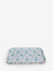 Shabby Chic by Rachel Ashwell® Blue Wood Veneer Tray Small with Anti Slip Finish - Image 4 of 4