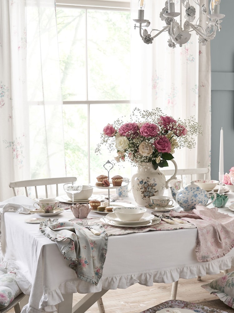 Shabby Chic by Rachel Ashwell® Pink Wood Veneer Tray Large with Anti Slip Finish - Image 2 of 2