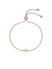 Золотистый цвет - Браслет с регулируемым шнурком и кристаллами Ted Baker Sarsaa - Изображение 4 из 9