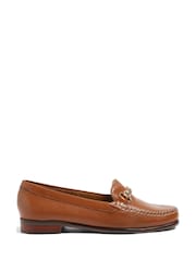 Pavers Natural Leather Snaffle Loafers - Image 1 of 5