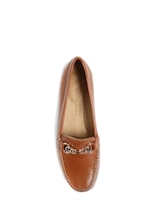 Pavers Natural Leather Snaffle Loafers - Image 4 of 5