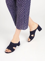 Jones Bootmaker Kennedi Leather Heeled Mule Sandals - Image 1 of 6