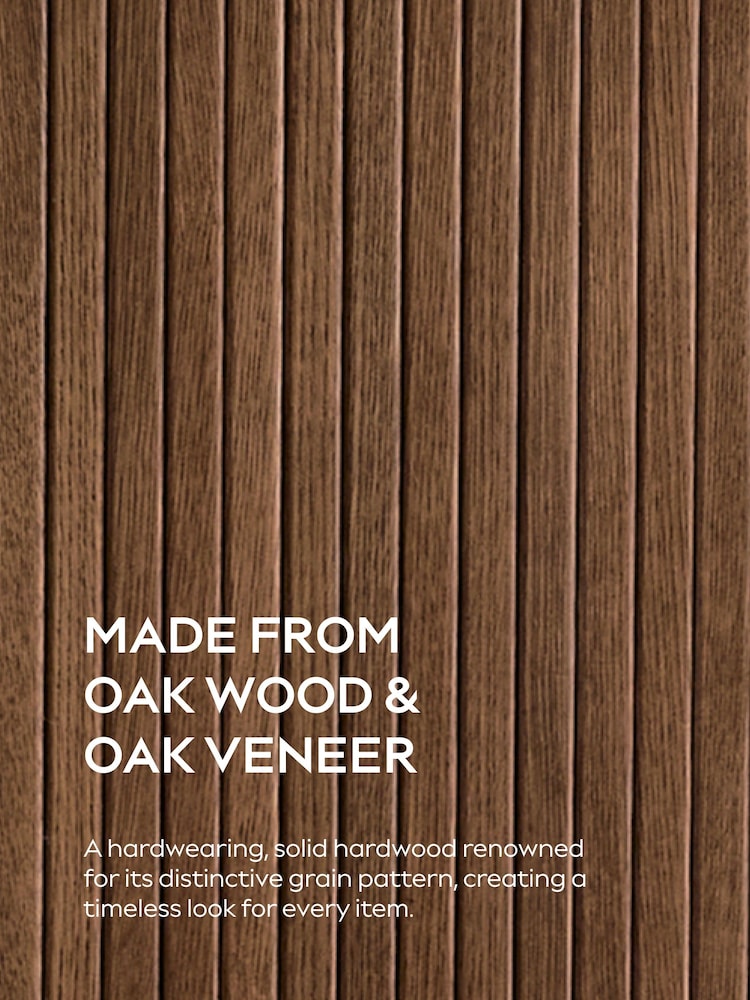 Dark Natural Hyde Tambour Door Large Sideboard - Image 10 of 10 Dark Natural Hyde Tambour Door Large Sideboard - Image 10 of 10