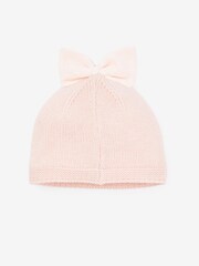 Pale Pink Knitted Beanie Hat (0mths-2yrs) - Image 2 of 3