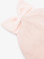 Pale Pink Knitted Beanie Hat (0mths-2yrs) - Image 3 of 3