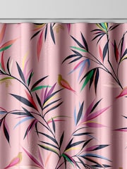 Sara Miller Soft Pink 100% Cotton Bamboo Made to Measure Curtains - Image 6 of 9