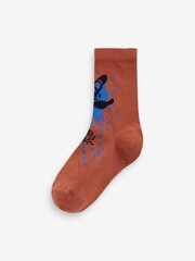 Mineral Dino 5 Pack Cotton Rich Socks - Image 3 of 6