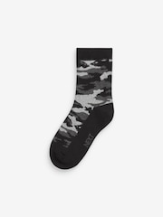 Camouflage Patterned Thermal Socks 5 Pack - Image 3 of 6
