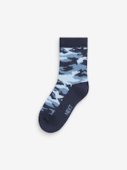 Camouflage Patterned Thermal Socks 5 Pack - Image 4 of 6
