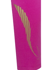 Nike Pink/Gold Little Kids Shine Leggings - Image 7 of 7