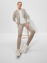 Neutral Ribbed Seamless High Waist Leggings - Image 2 of 7