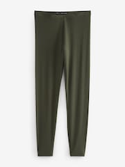 Khaki Green Full Length Leggings - Image 6 of 7
