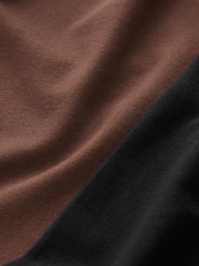 Black/Brown Full Length Leggings 2 Pack - Image 10 of 10