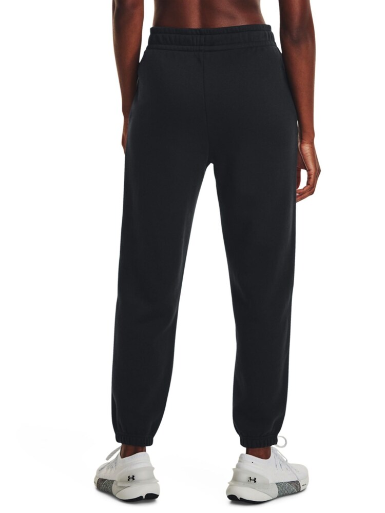 Under Armour Black Essential Fleece Joggers - Image 2 of 6