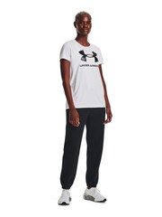 Under Armour Black Essential Fleece Joggers - Image 3 of 6