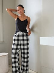 Monochrome Check Flannel Pyjama Bottoms - Image 3 of 5
