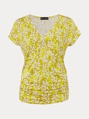 Phase Eight Yellow Rena Keyhole Top - Image 6 of 6