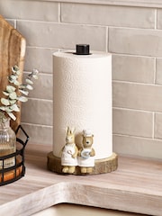 Natural Bertie And Rosie Kitchen Roll Holder - Image 1 of 4