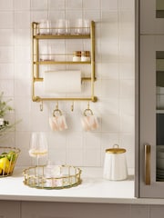 Gold Valencia Kitchen Wall Storage - Image 4 of 5