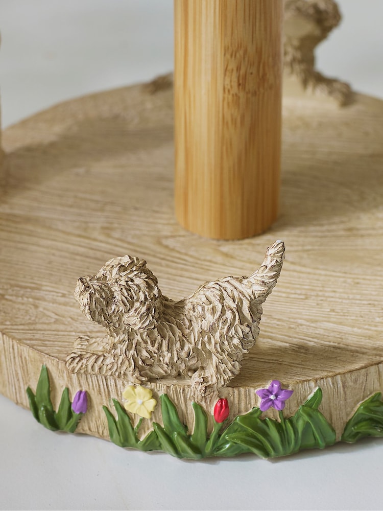 Natural Charlie The Cockapoo Kitchen Roll Holder - Image 2 of 6