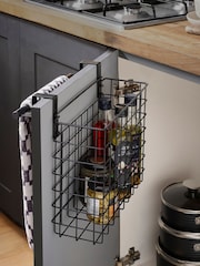 Black Bronx Wire Over Door Storage Basket - Image 1 of 6