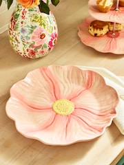 Pink Flower Serve Platter - Image 2 of 6
