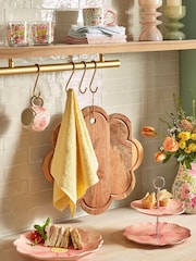Natural Mango Wood Flower Chopping Board - Image 2 of 5