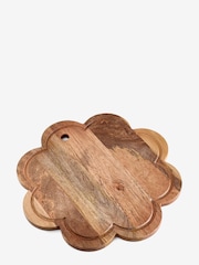 Natural Mango Wood Flower Chopping Board - Image 5 of 5