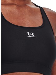 Schwarz - Under Armour Authentic Unwattierter BH, mittlere Festigkeit - Bild 3 von 5